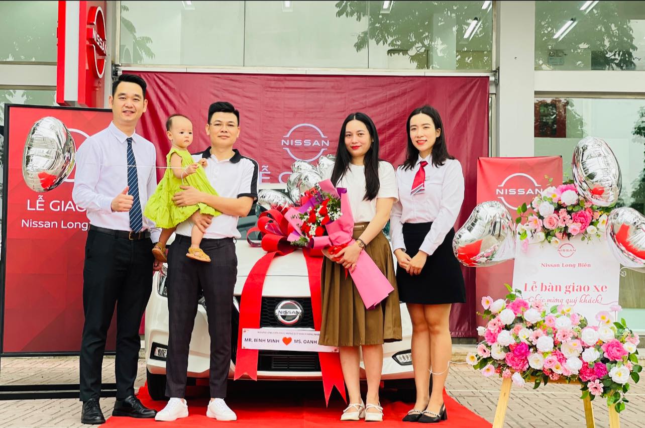 Kỷ Niệm Đáng Nhớ Khi Bán Chiếc Xe Đầu Tiên Tại Nissan Long Biên 3 nissan long bien giao
