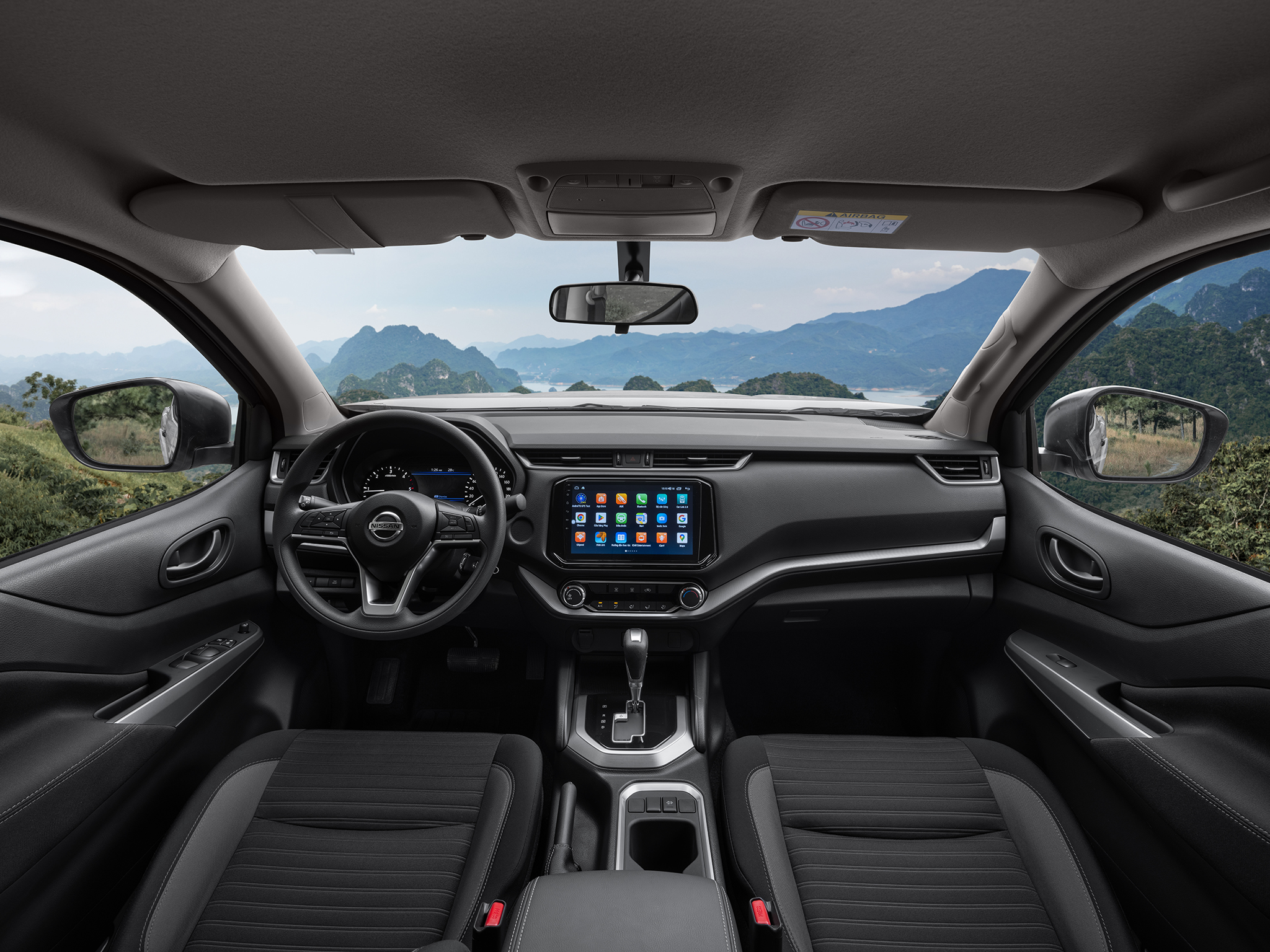 Nội thất Nissan Navara EL 2024 nâng cấp