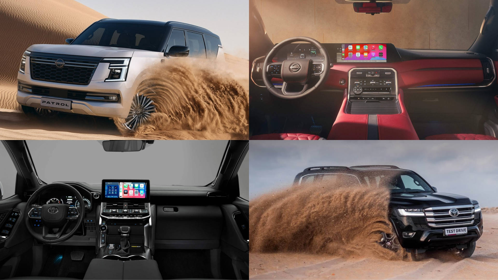 nissan patrol 2025 vs toyota land cruiser 2025 12