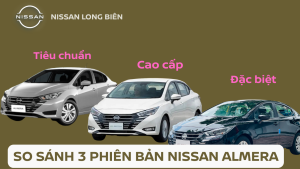 Sự khác nhau giữa 3 phiên bản Almera 2025: EL, V và VL